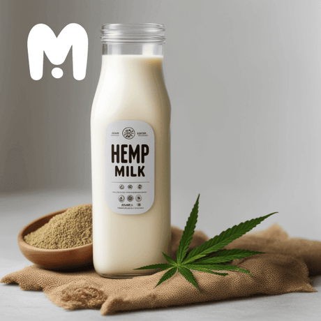 Hemp Milk Ice Cream with 1 bottle milk